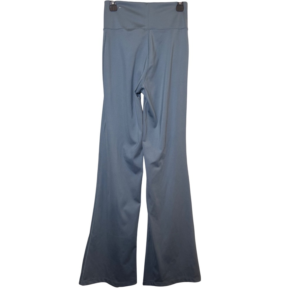 Aeropostale Womens XS Crossover‎ High Waist Flare Yoga Pants Dusty Blue Athletic - Picture 3 of 8